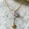 Collar Lariat Amatista ¨Polvo de Estrellas¨