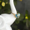 Anillo ajustable de Aquamarina